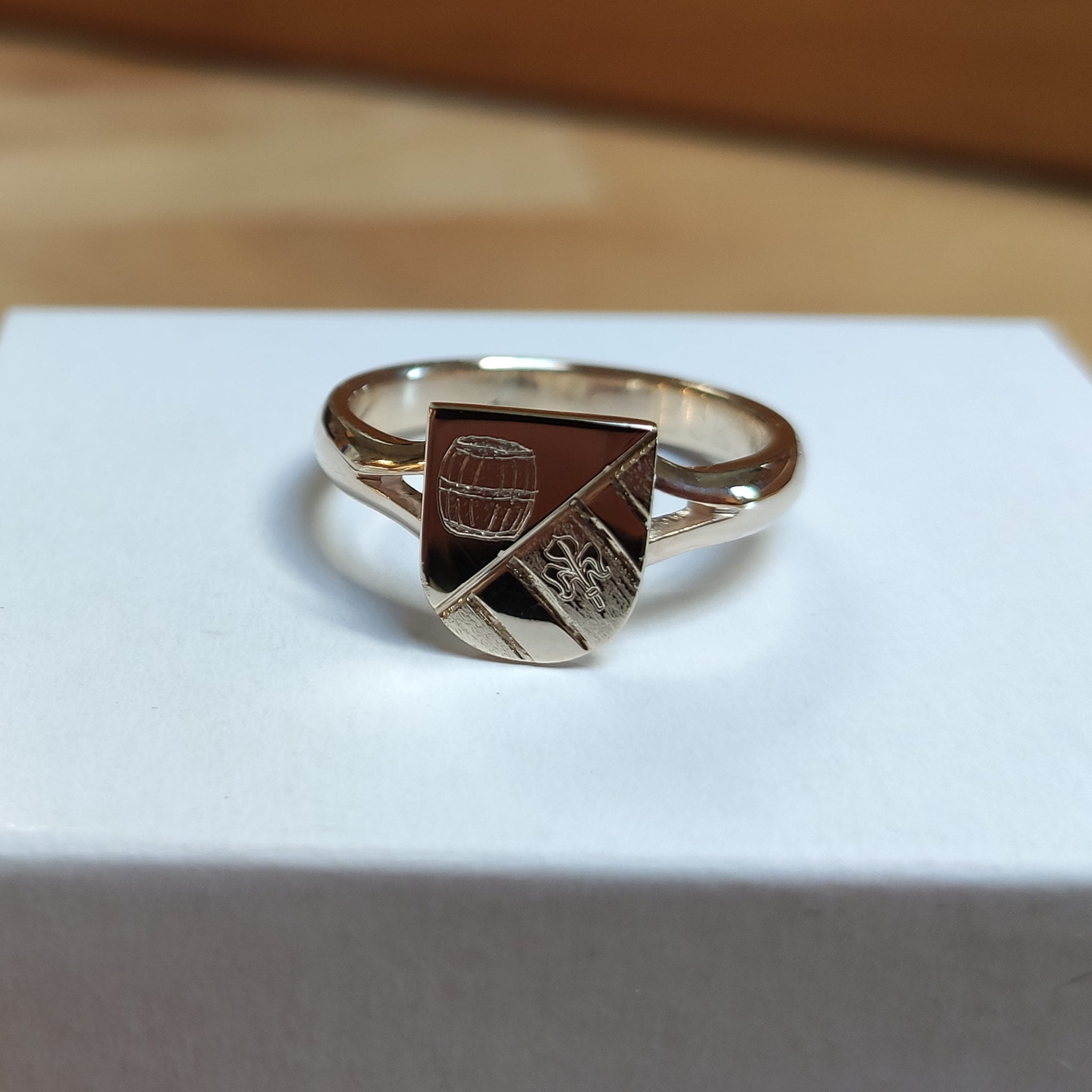 Ehrenring Gemeindewappen Salzweg Gold – Bild 14