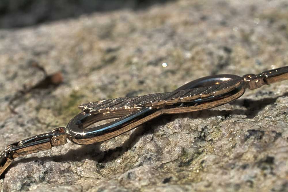 liegende Acht mit Flügel