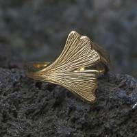 Ginkoblatt Gelbgold