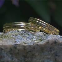 Trauringe dreifarbig