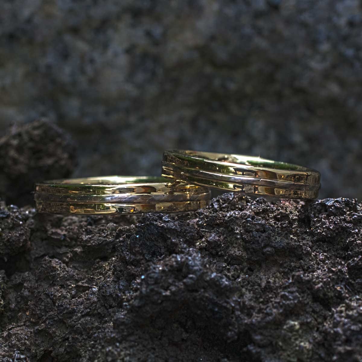 Trauringe dreifarbig