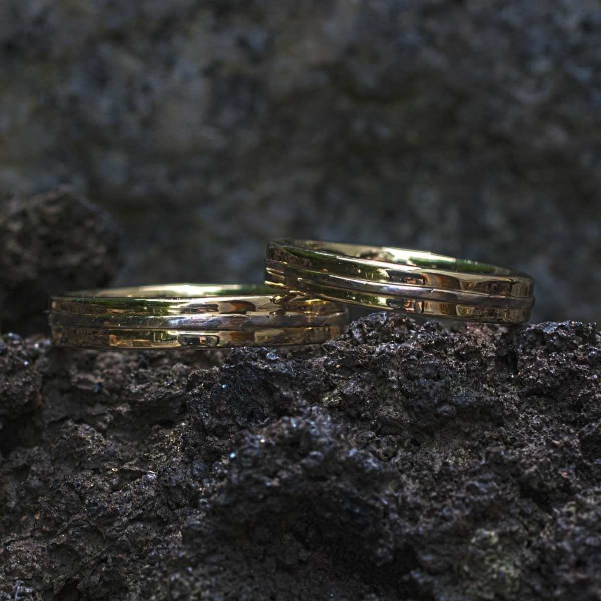 Trauringe dreifarbig