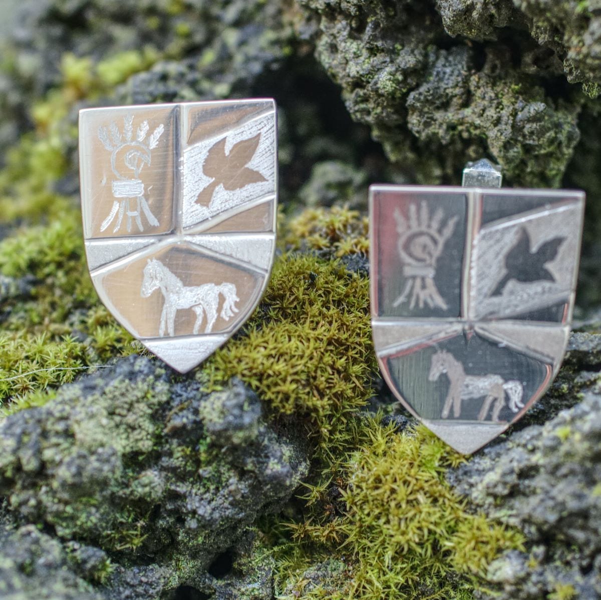 Manschettenknöpfe Familienwappen – Bild 2