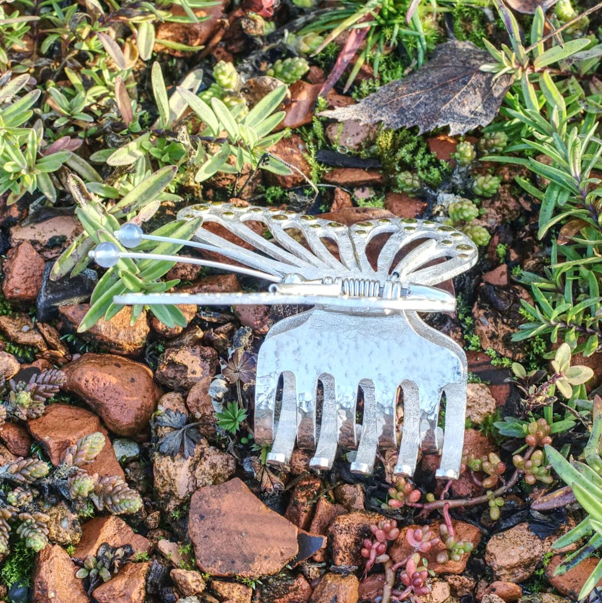 Haarspange zweifarbiger Schmetterling – Bild 6