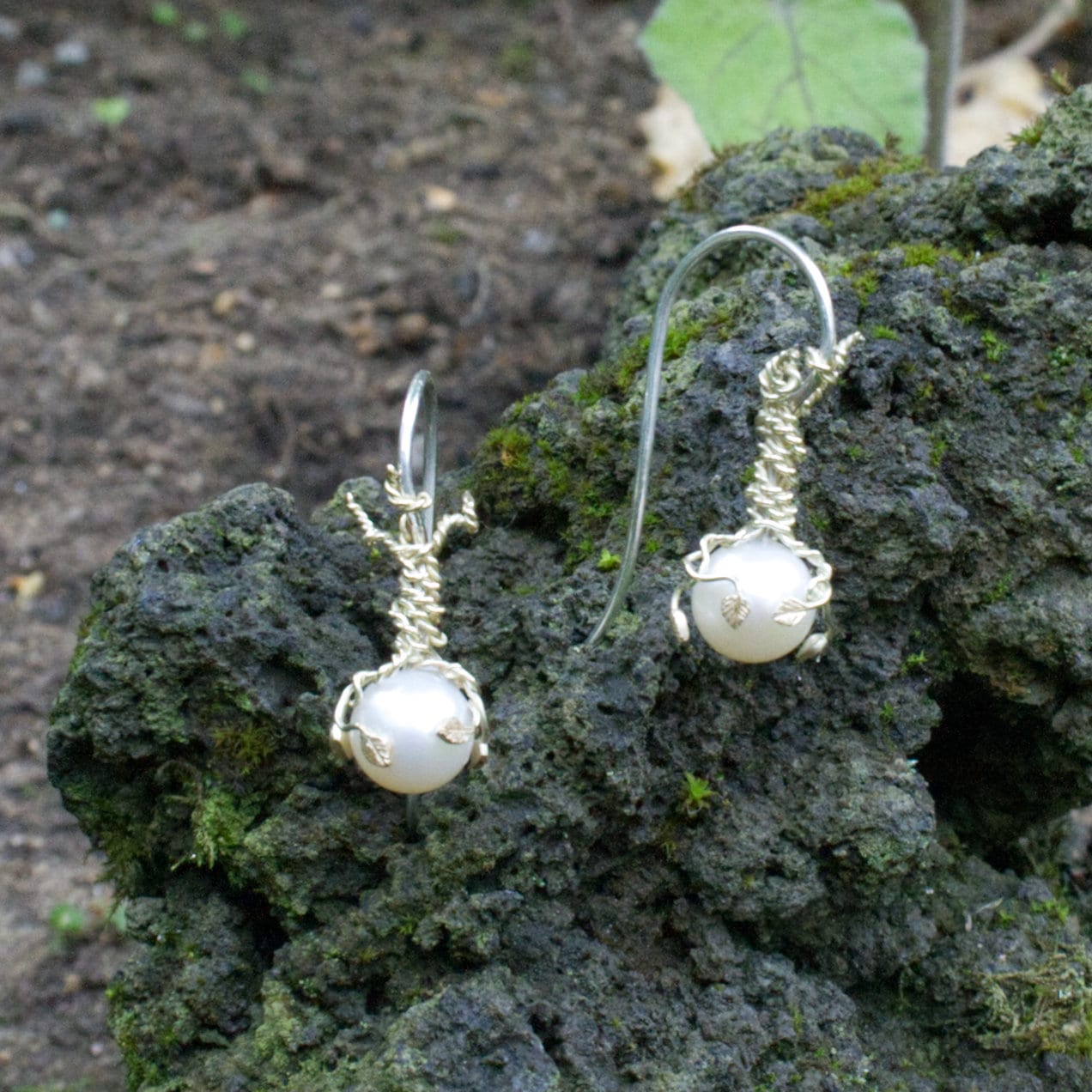 Ohrringe Lebensbaum-Perle – Bild 6