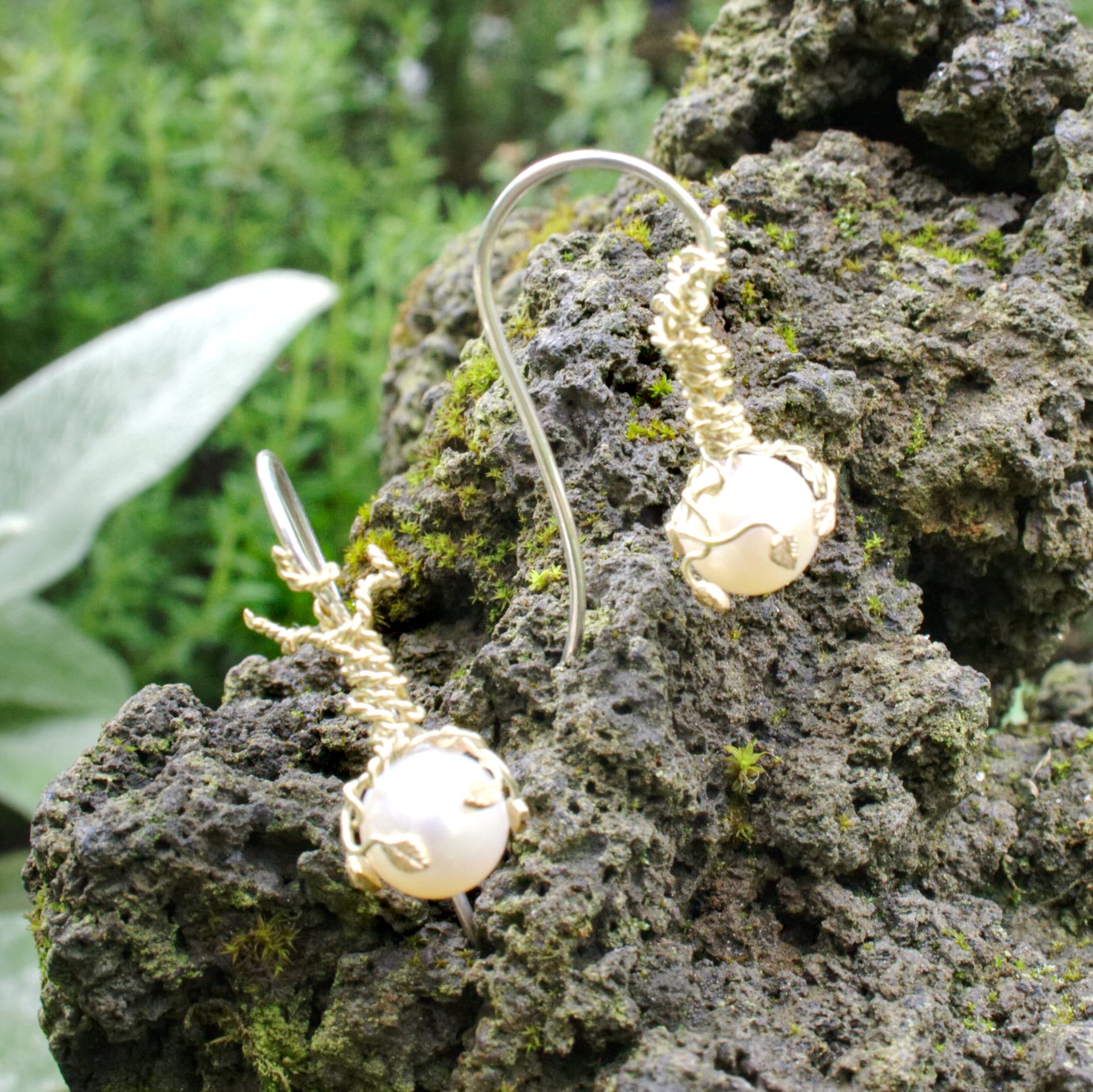 Ohrringe Lebensbaum-Perle – Bild 5