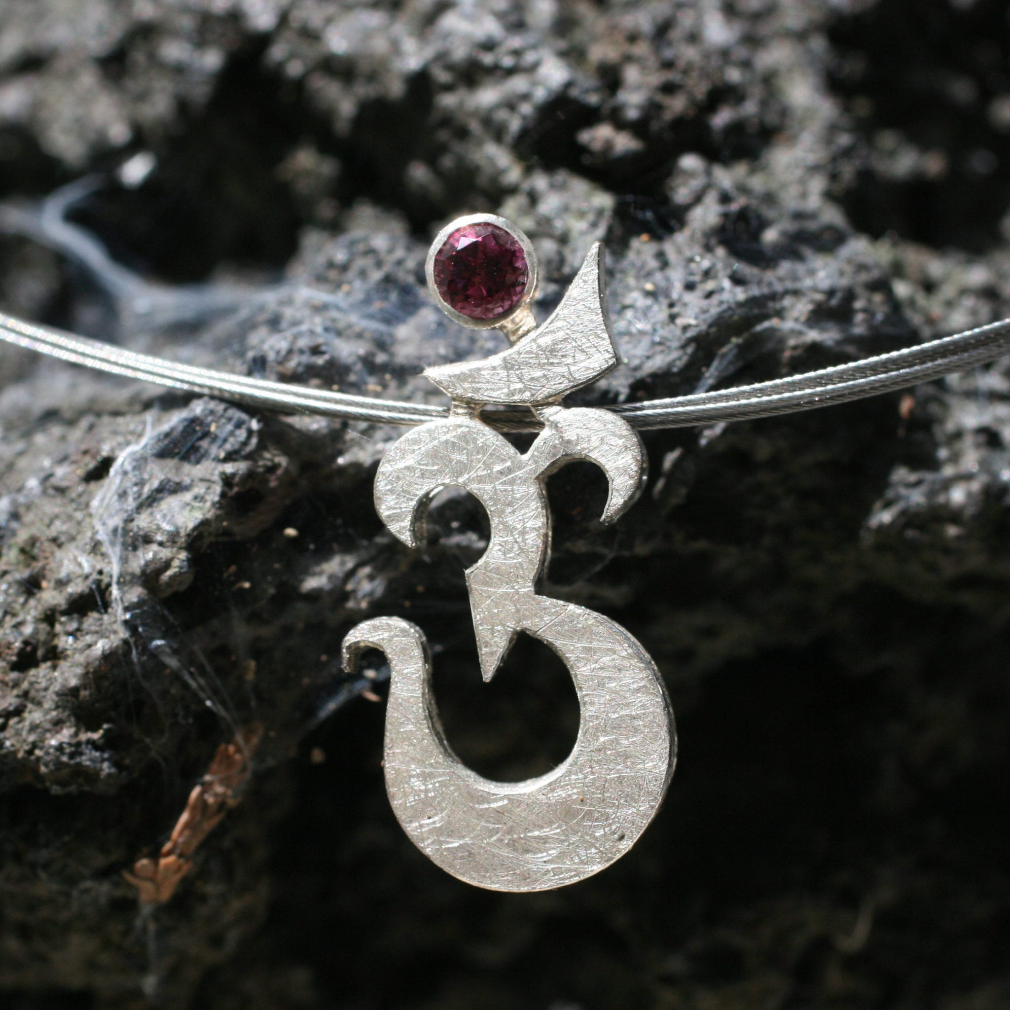 Om Silber mit rosa Turmalin – Bild 7