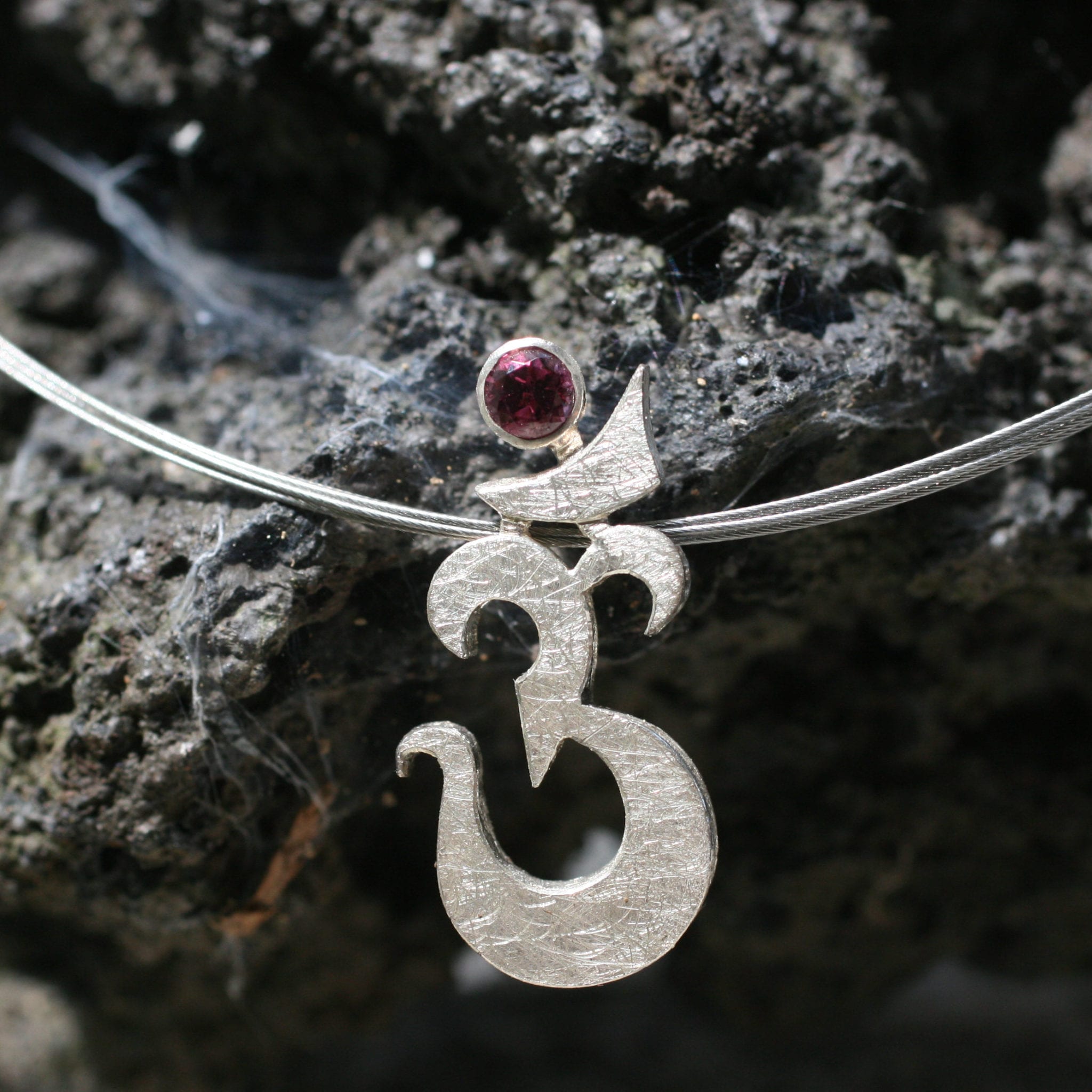 Om Silber mit rosa Turmalin – Bild 5