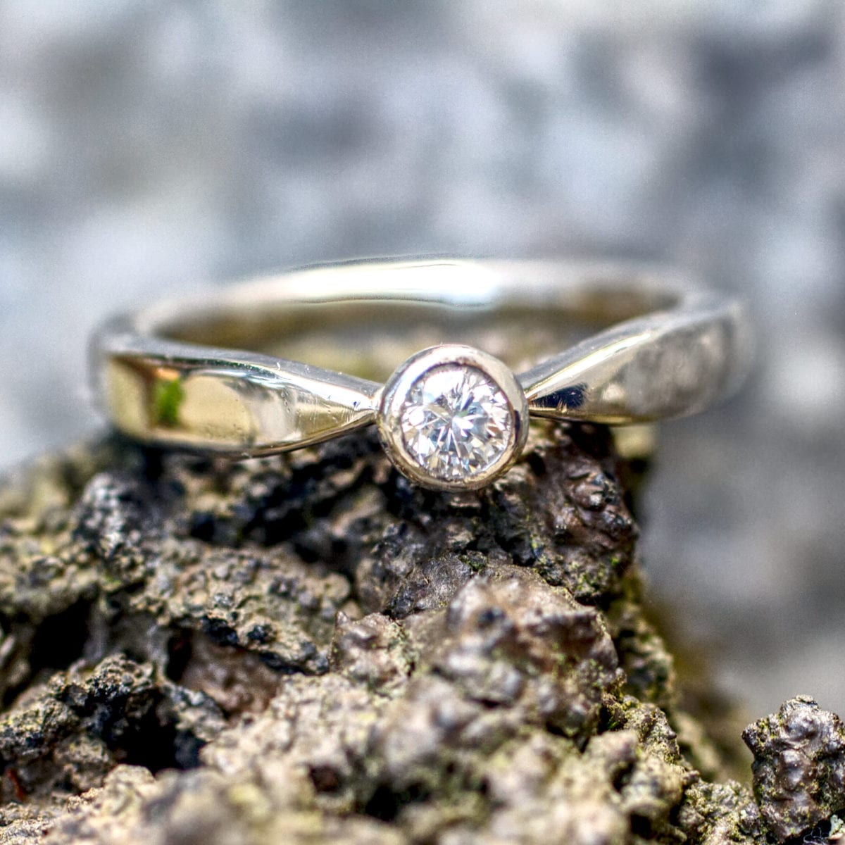 Platin Solitär – Bild 6