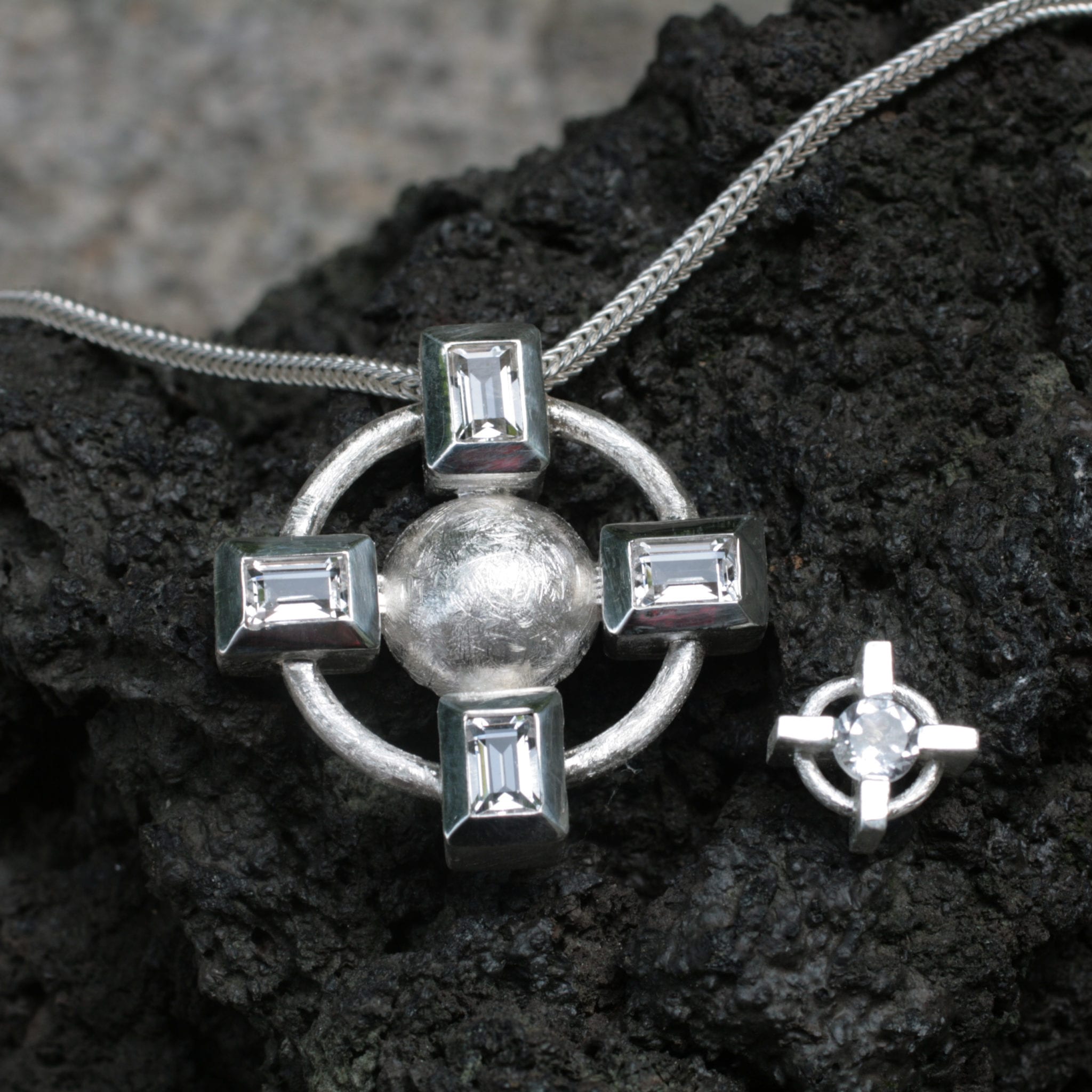 Kollektion keltisches Kreuz Bergkristall – Bild 2