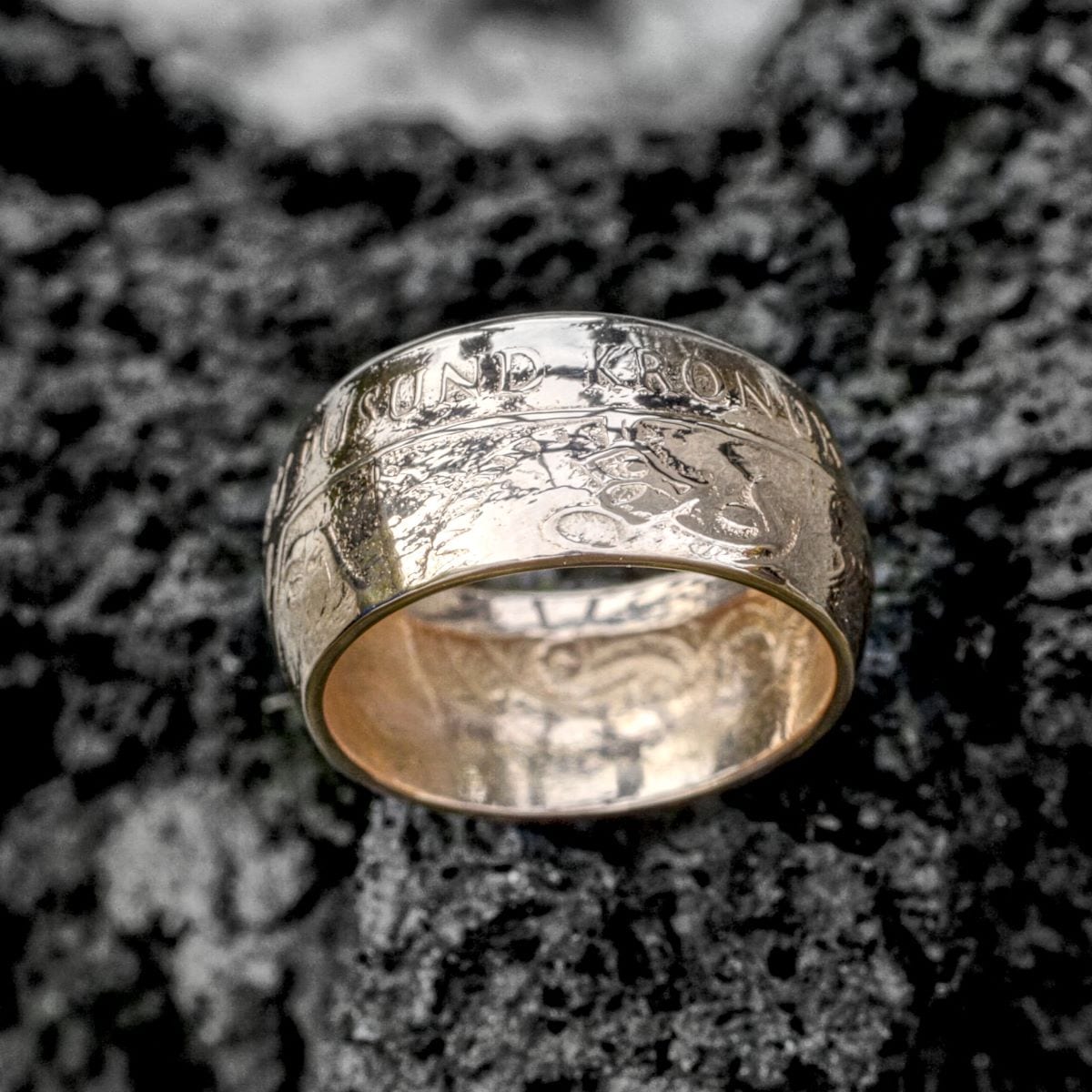 Münzring Island Gold – Bild 15