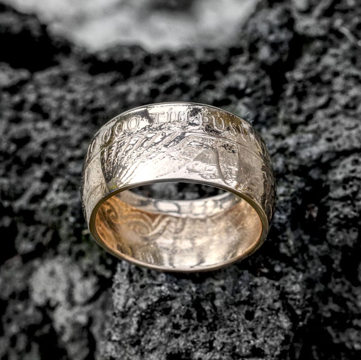 Münzring Island Gold – Bild 14