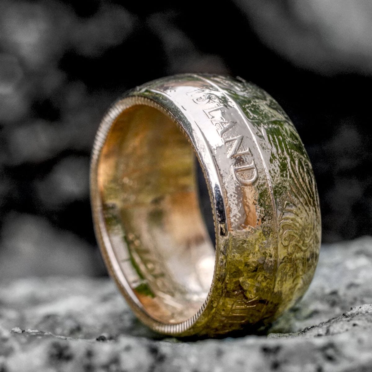 Münzring Island Gold