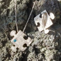 Anhänger Puzzleteile