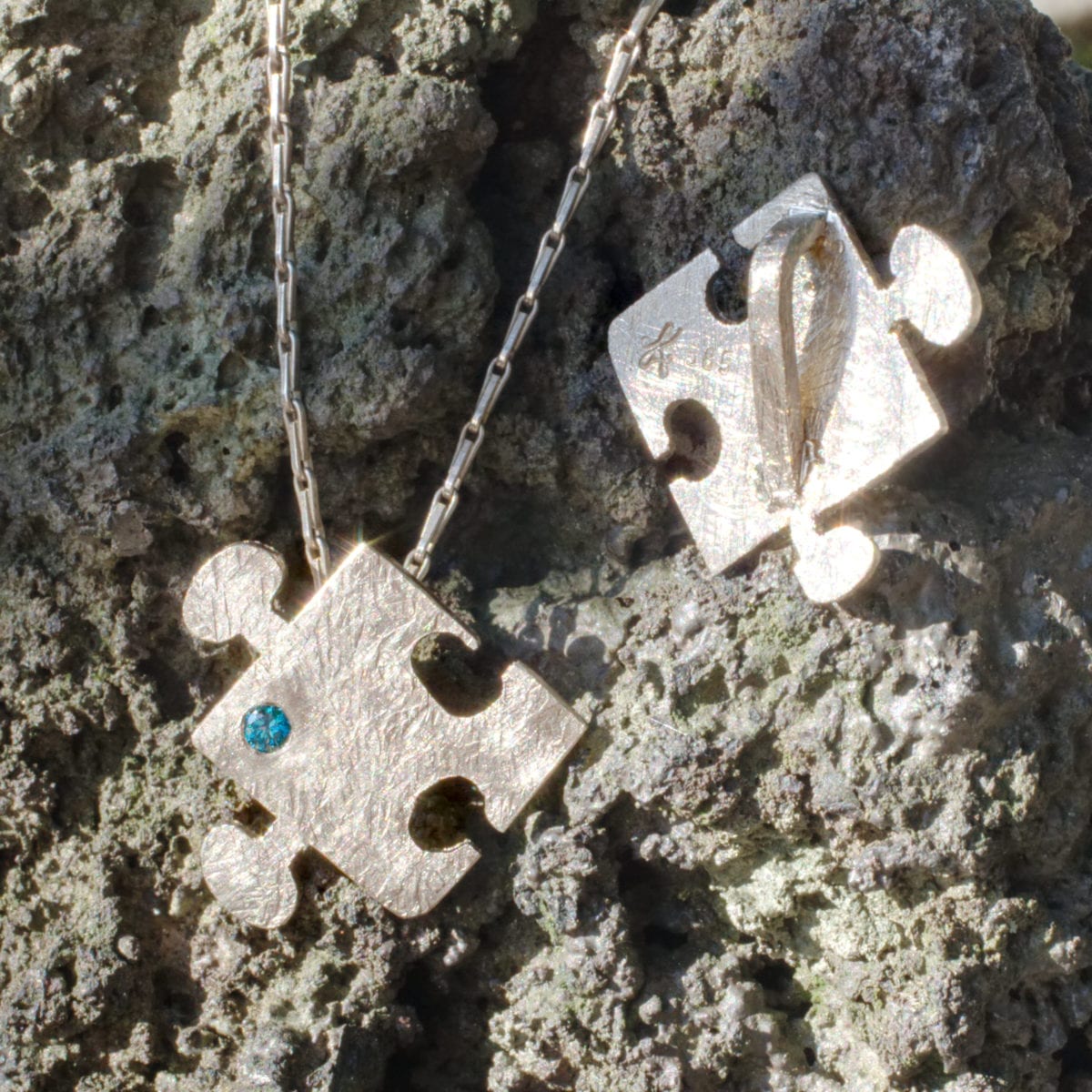 Anhänger Puzzleteile