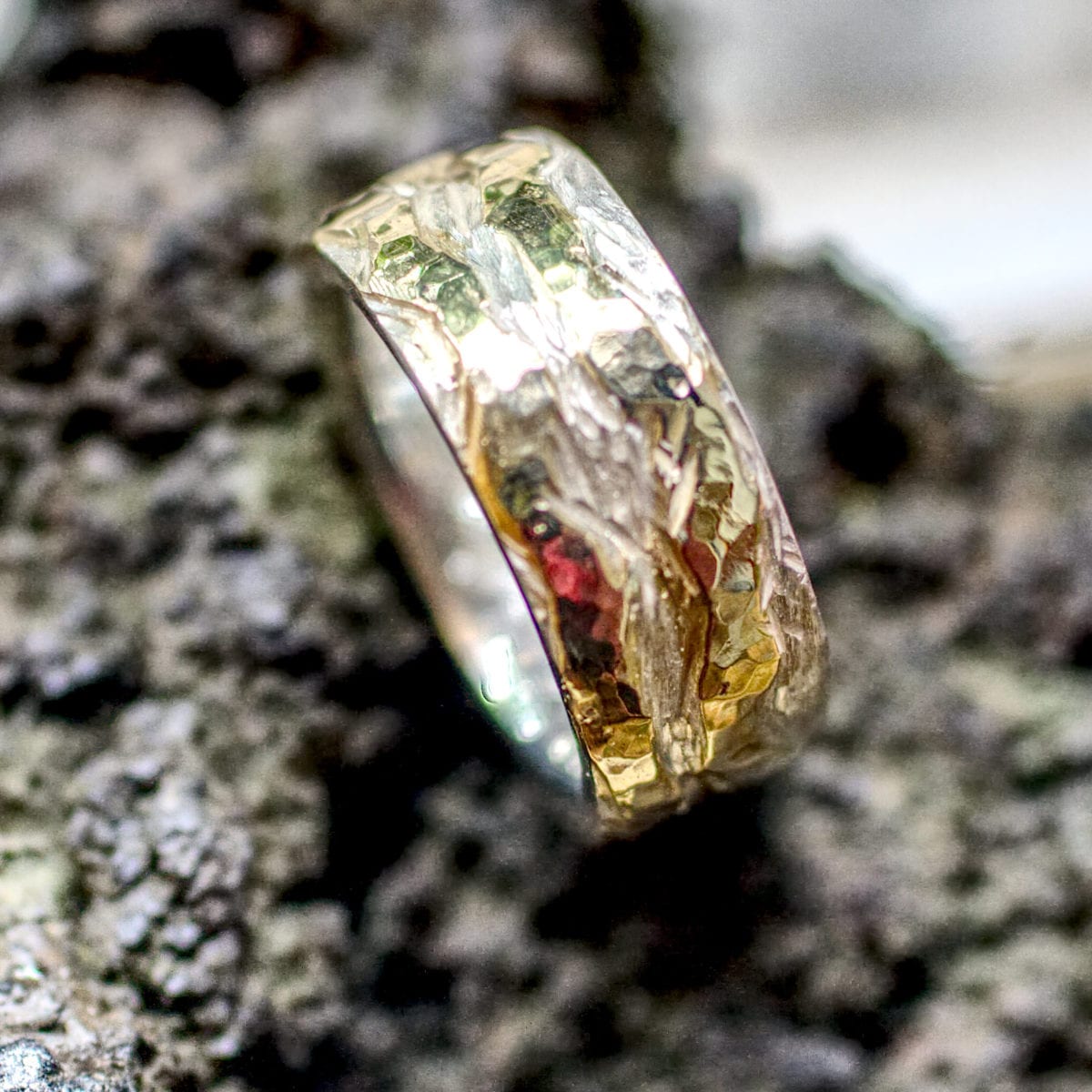 Ehering mit zwei Goldstreifen – Bild 4