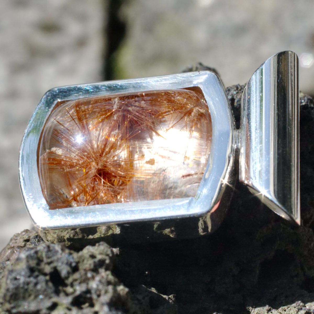 Anhänger mit Rutilquarz – Bild 4