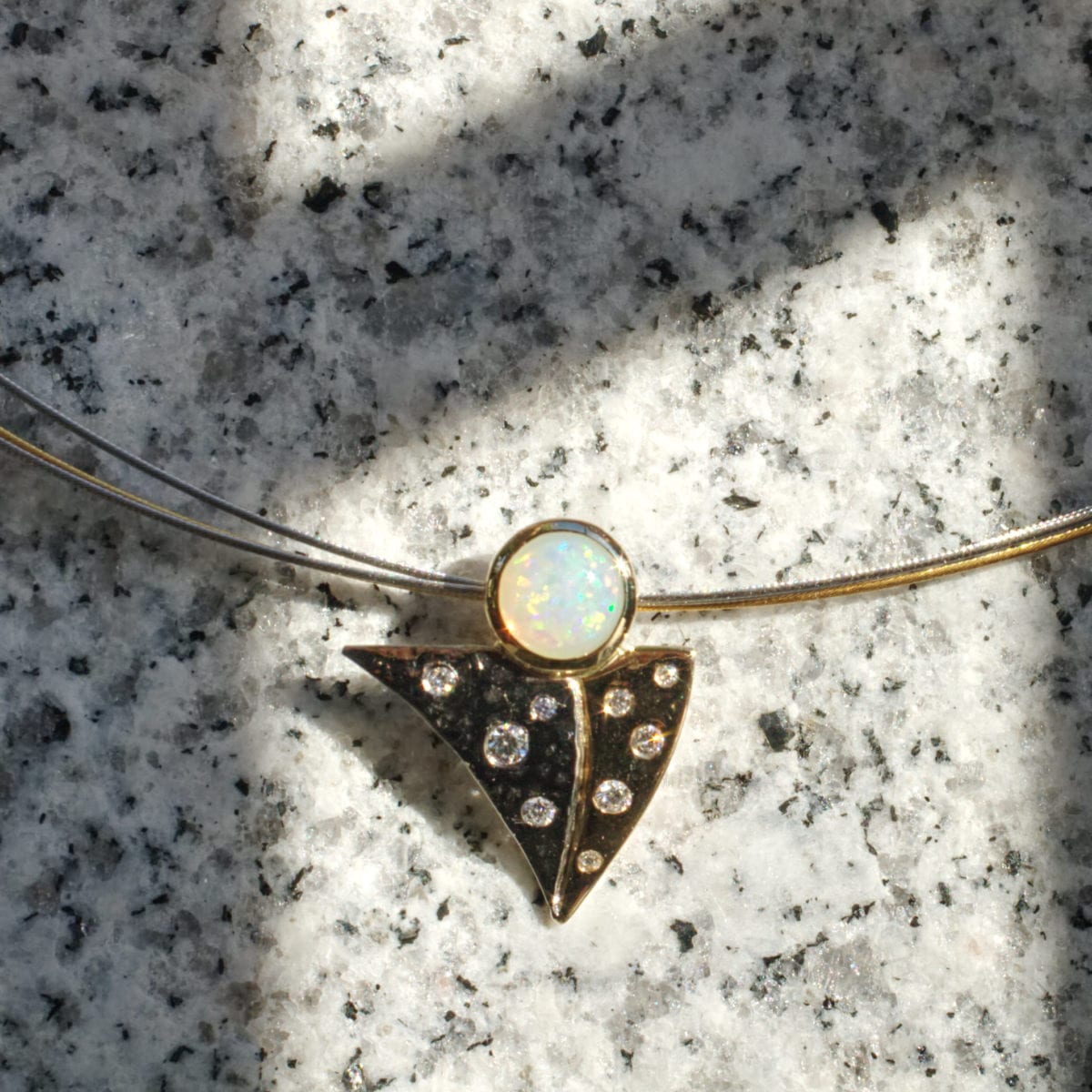 Anhänger mit Opal – Bild 4