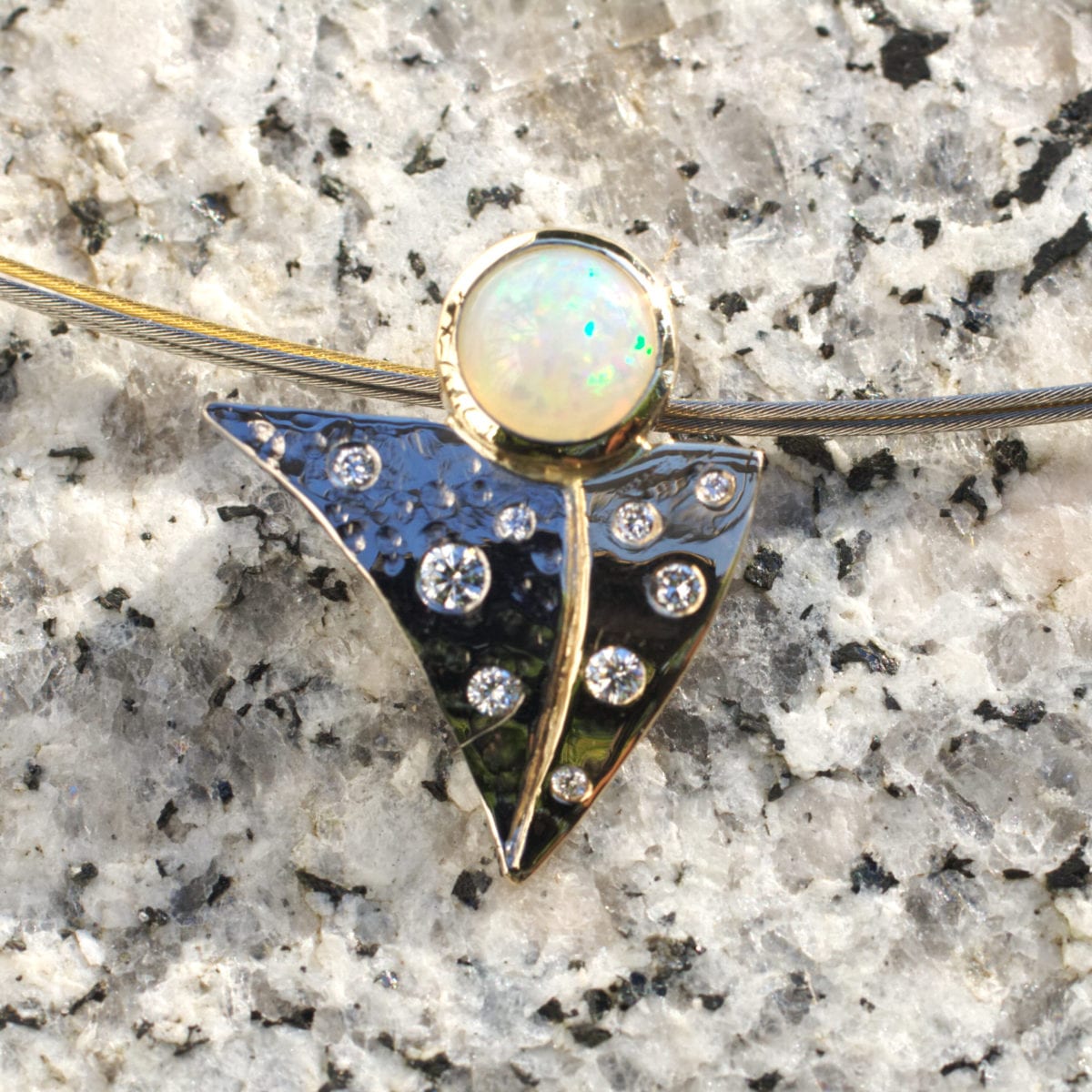 Anhänger mit Opal – Bild 3