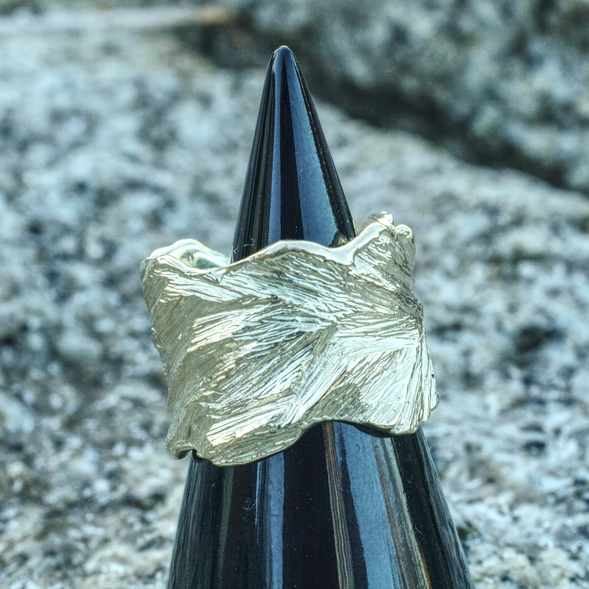 Goldring Blattstruktur – Bild 16