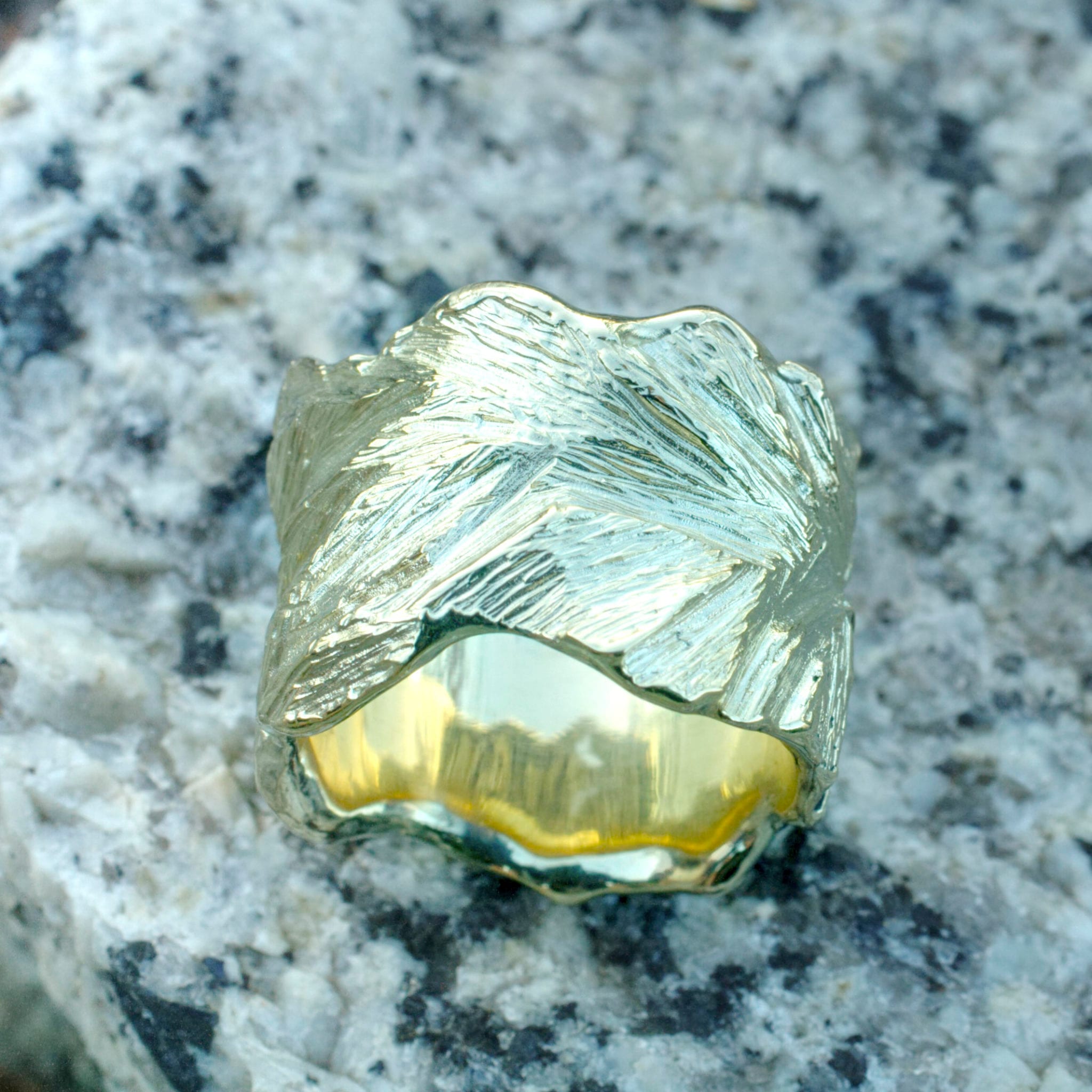 Goldring Blattstruktur – Bild 15