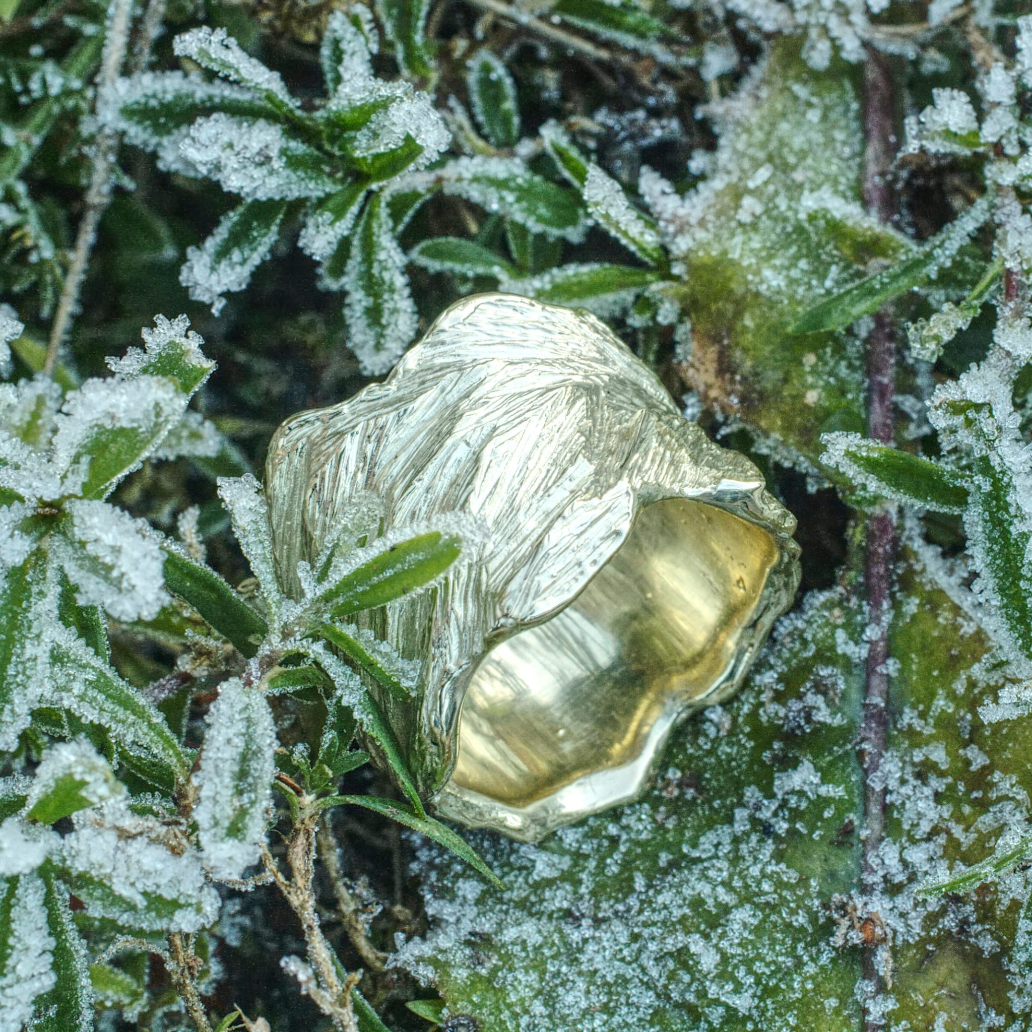 Goldring Blattstruktur – Bild 6