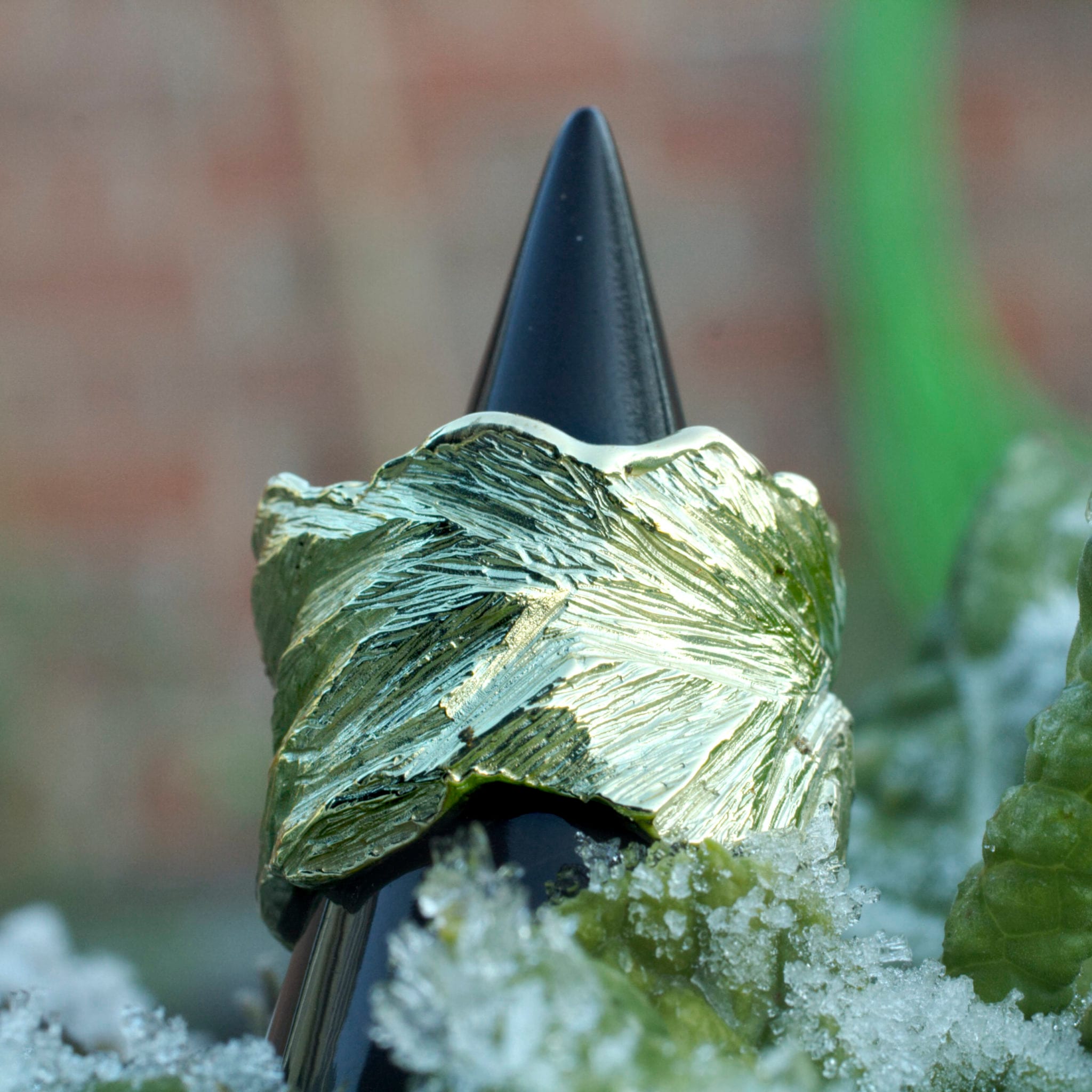 Goldring Blattstruktur – Bild 4