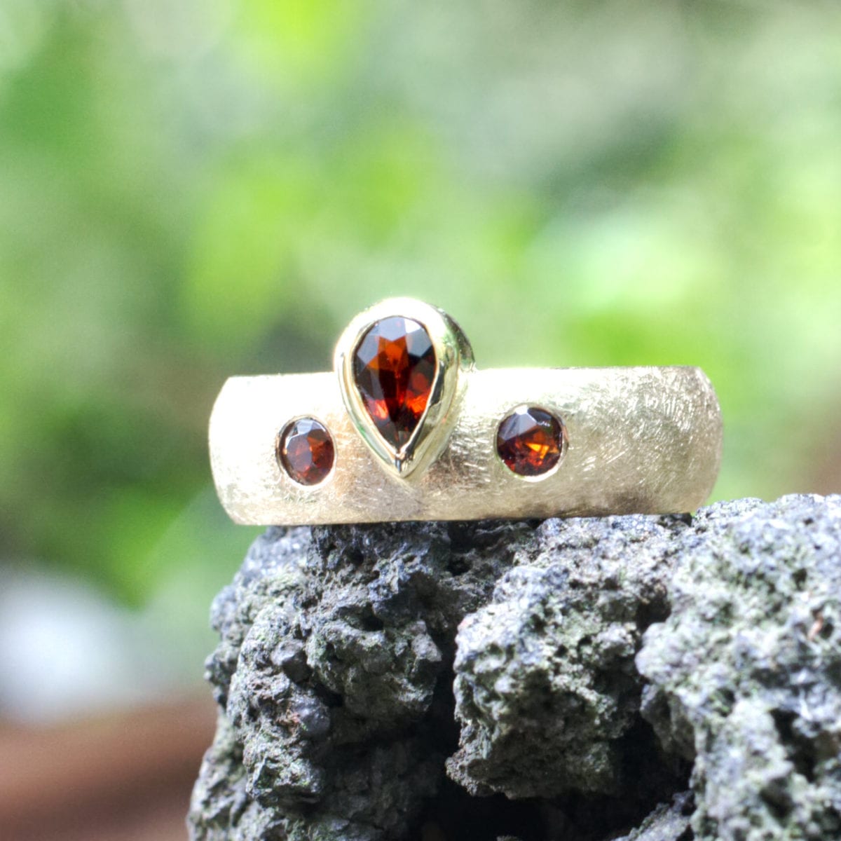 Goldring drei Granate – Bild 8