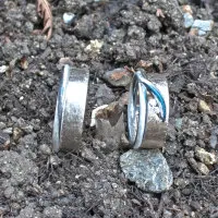 Eheringe Silber-Palladium Kordel