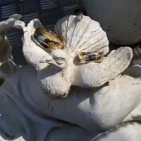 zweifarbiger Wellenring mit Brillanten