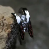 Wickelring mit Zirkonia