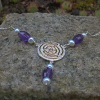 Pentagramm mit Labyrinth Pentagramm mit Labyrinth