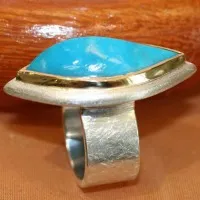 Ring mit Türkis