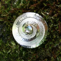 Brosche Mondsteinspirale