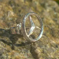 Ohrstecker Mercedesstern