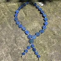 Lapis-Perlen Collier
