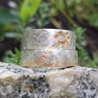 zweifarbige Trauringe