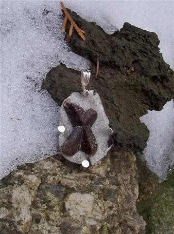 Staurolith Anhänger