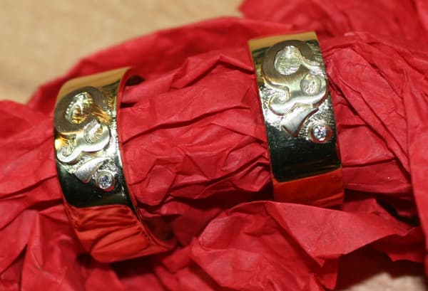 Ringe Om mit Brillant