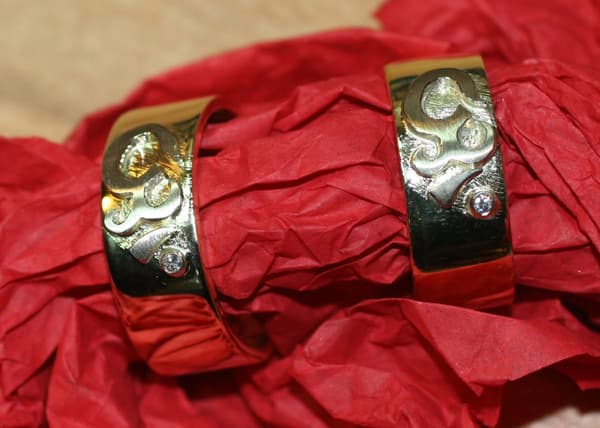 Ringe Om mit Brillant