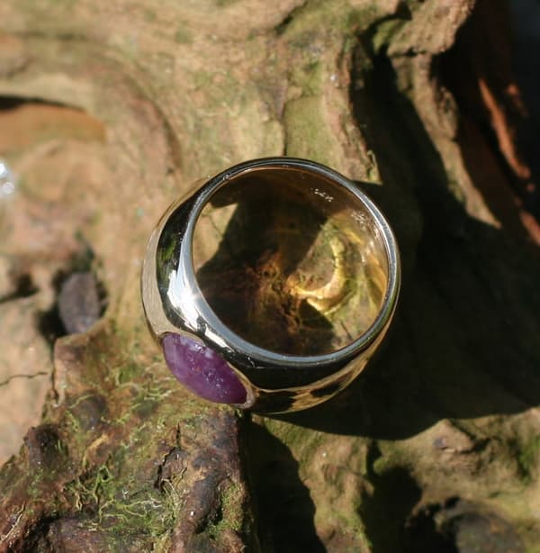 Bandring mit Sternrubin