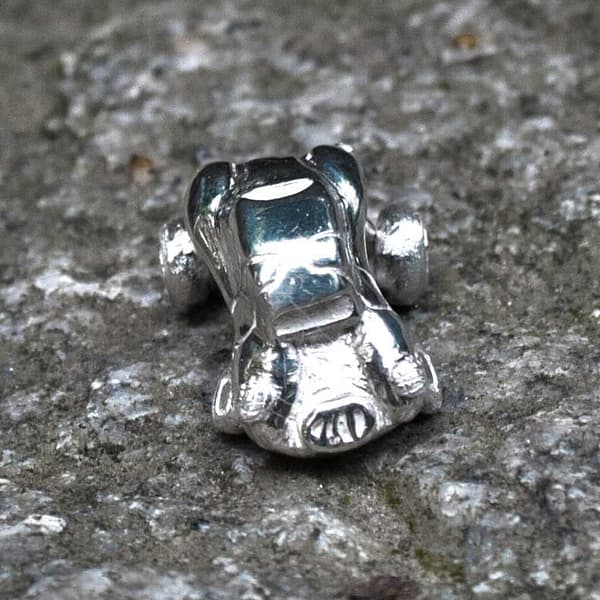 Stockcar aus Silber