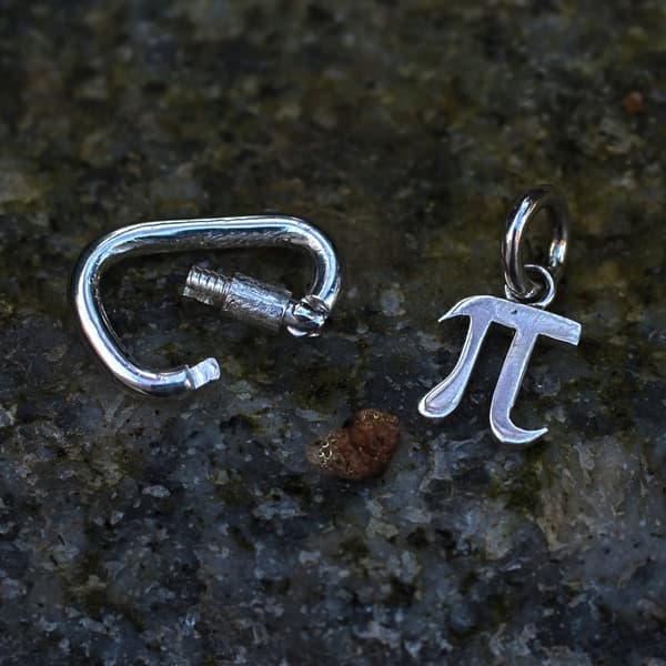 Bergsteiger-Karabiner mit Pi