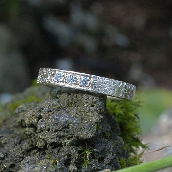 Vorsteckring Silber