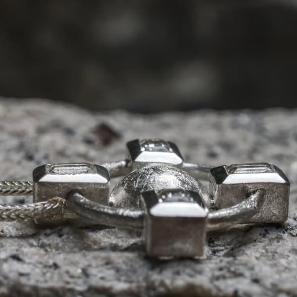 Anhänger Kreuz Bergkristall