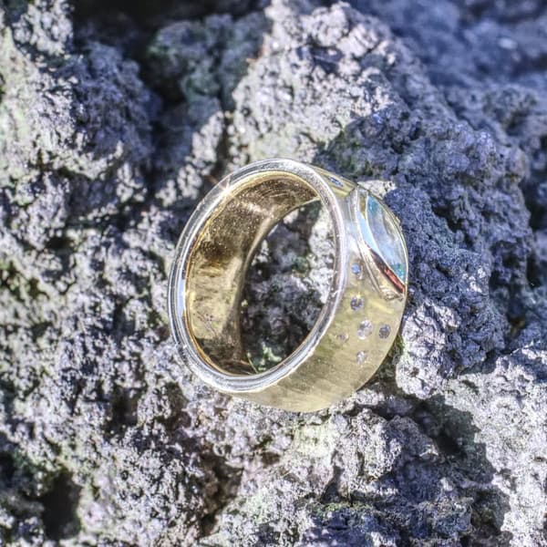 Ring blaues Navett im Firmament 2 Ring blaues Navett im Firmament – Bild 2