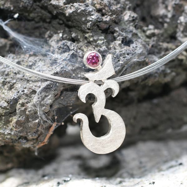 Om Silber mit rosa Turmalin – Bild 3