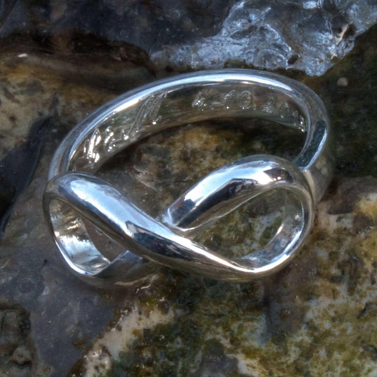 Unendlichkeitsring aus Silber