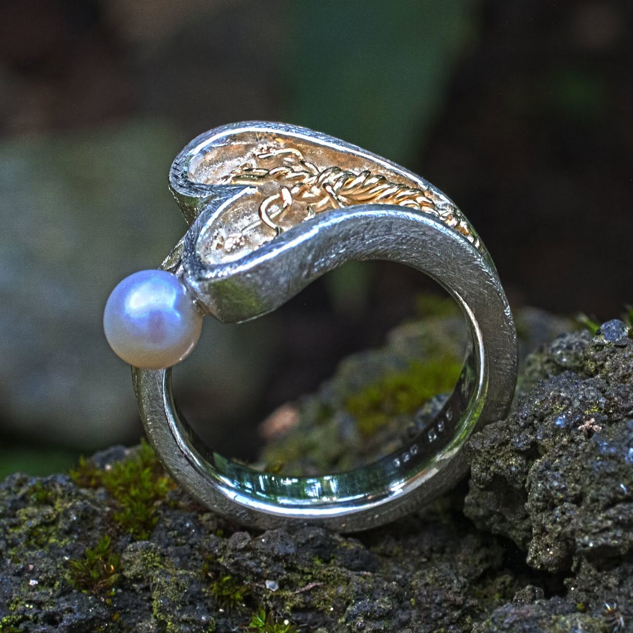 Ring Lebensbaum im Herz