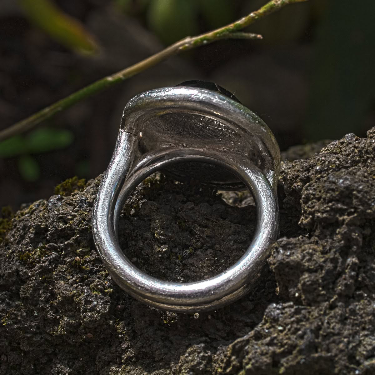 Silberring mit Onyx